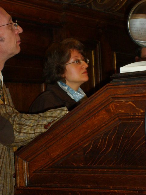 Francois-Henri Houbart and Polina Medyulyanova, organ trip to Paris 2009